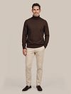 Suitable Merino-trøje Brun Model / Voorkant
