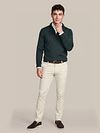 Suitable Besætning Lynlås Merino Mørkegrøn Model / Voorkant
