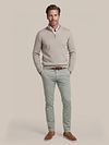 Suitable Merino Half Zip Trøje Bright Taupe Model / Voorkant