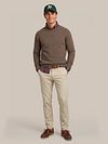Steppin' Out Pullover Lammwolle Braun Model / Voorkant