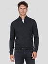 Suitable Pine Knit Half Zip Pullover Navy Model / Voorkant