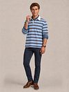 Steppin' Out Rugby Poloshirt Streifen Blau