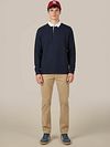 Steppin' Out Rugby Polo Navy Model / Voorkant