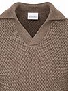 Suitable Pullover Riva Heavy Structure Braun
