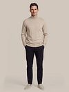 Suitable Compact Cotton Pullover Turtle Sand Model / Voorkant