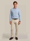 Steppin' Out Pullover Cotton Cashmere V-Neck Sky Blue Model / Voorkant