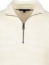 Pullover Tommy Hilfiger con mezza zip strutturato avorio Product / Detail
