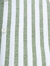 Pure Shirt Linen Optics Streep Groen