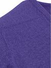 William Lockie V-Neck Lambswool Heliotrope