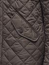 Quilted Jas Barbour Chelsea Olijfgroen Model / Detail