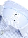 R2 Hemd Knitted Stripes Hellblau