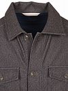 R2 Overshirt Button Herringbone Brown Product / Detail