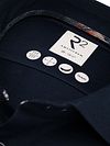 R2 Shirt Knitted Dobby Navy