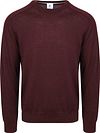 R2 Pull laine mérinos Bordeaux 134.CREW.002-080 commander en ligne | Suitable