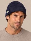 Lacoste Strikket Lue Ull Navy Model / Voorkant