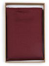 Suitable Silk Pocket Square Burgundy Verpakking