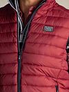 NZA Vattert Puffer Vest Kirsebær Rød Model / Detail