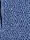 NZA Half Zip Swirl Kymara Naps Knit Melange Blue