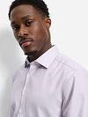 OLYMP Level 5 Dobby Camisa Elegante Pink Model / Detail