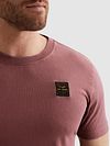 PME Legend T-Shirt Washed Rosa Model / Detail