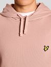Lyle och Scott Hoodie Grapefruit Rosa Model / Detail