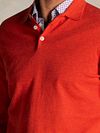 NZA Polo Maglia Maniche Lunghe Rood Model / Detail
