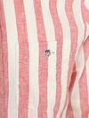 Gant Cotton Linen Overhemd Streep Roze