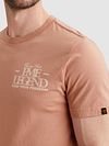 T-shirt PME Legend Artwork Rose Dawn, regular fit, różowy Model / Detail