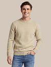 Suitable Pullover Bouclé Beige Model / Voorkant