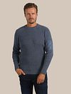 Suitable Mou Pullover Melange Blue Model / Voorkant