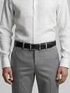 Suitable Ledergürtel Schwarz Leder Model / Voorkant