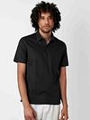 Desoto Poloshirt Essential Black Model / Voorkant