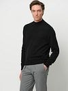 Profuomo Turtleneck Merino Pullover Schwarz Model / Voorkant
