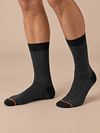Suitable Socks Stripes Anthracite Model / Voorkant