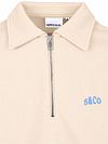 Supply & Co Sweat Polocollar Zip Aarav Brown