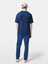 T-Shirt Scotch and Soda azul marino con estampado Model / Achterkant