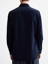 Chemise Scotch and Soda Solid Corduroy Noir Model / Achterkant