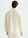 Surchemise Scotch and Soda Cotton Linen Ecru Model / Detail