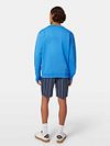 Sweater Scotch and Soda con stampa blu Model / Achterkant