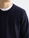 Scotch and Soda Core Pullover blu navy Model / Detail