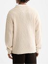 Scotch and Soda Waffle stitch dropped shoulder long Model / Achterkant