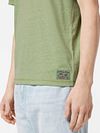 Scotch And Soda T-Shirt melange zielony Model / Detail