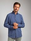 Suitable Piqué Shirt Jeans Blue Model / Voorkant with Stefan