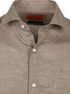 Suitable Shirt Linen Taupe Product / Detail