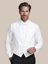 Tailcoat Shirt Donau White Model / Voorkant