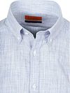 Suitable Short Sleeves Shirt Cotton Slub Stripes Blue Product / Detail