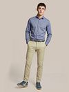 Steppin' Out Shirt Oxford Melange Blue  Model / Voorkant