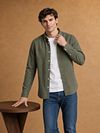 King Essentials The Tommy Shirt Olive Green Model / Voorkant