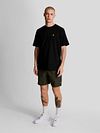 Lyle & Scott Swimshorts Plain Olive Green Model / Voorkant