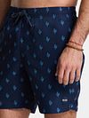 Shiwi Badeshorts Mike Skizzert Koralle Navy Model / Detail